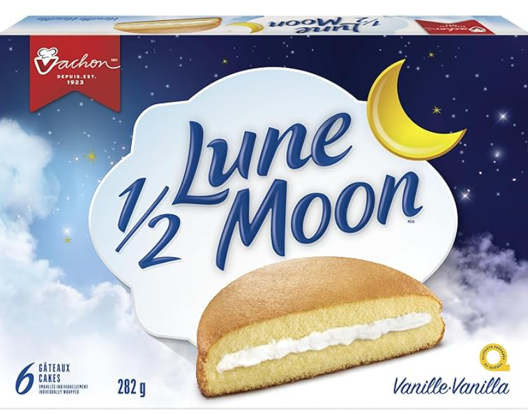 VACHON 1/2 Lune Moon Vanilla Flavour Cakes 282 Gram