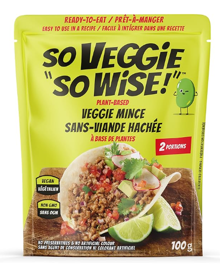So Veggie So Wise, Minced,  100g