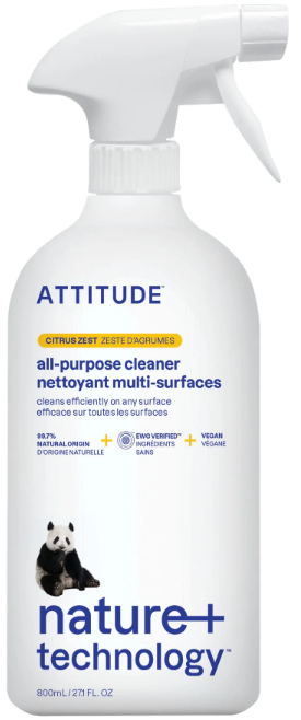 ATTITUDE All Purpose Cleaner,Citrus Zest, 800 mL