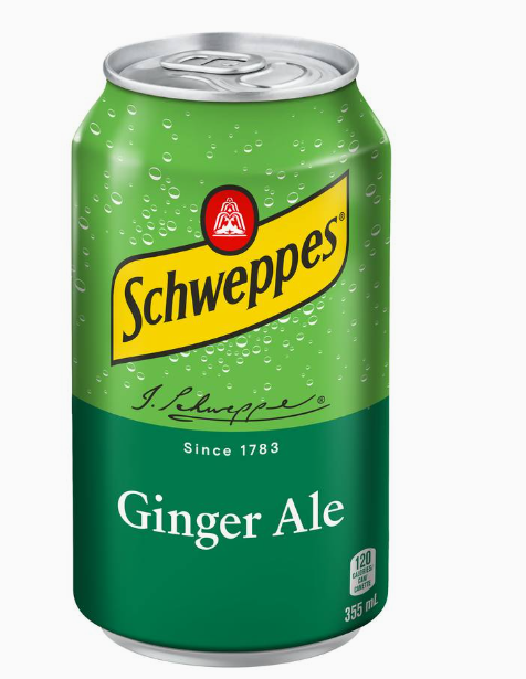 Schweppes Ginger Ale, 355 mL Can