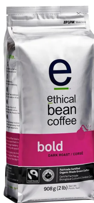 Ethical Bean Bold Dark Roast Coffee, 907g