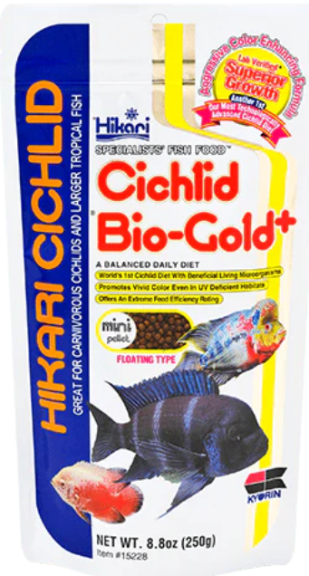 Hikari Tropical Cichlid Bio-Gold+ Pellet Diet
