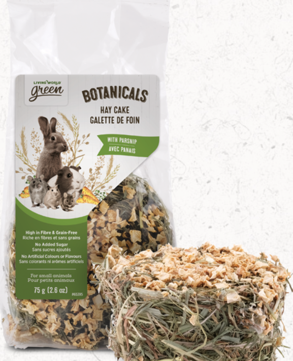 Botanicals Hay Cake with Parsnip