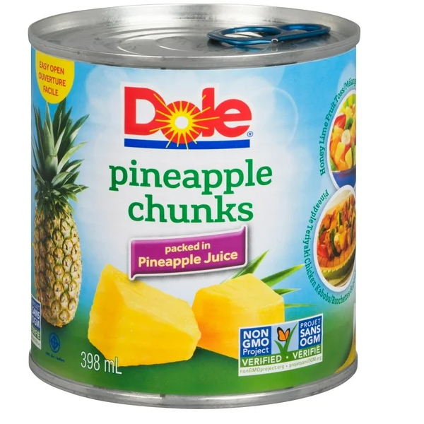 Dole Canned Pineapple Chunks in Pineapple Juice