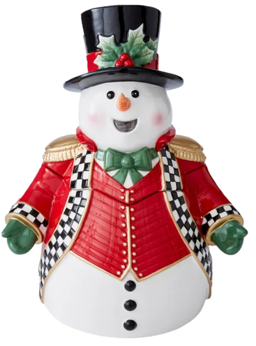 Spode Christmas Tree Collection - Snowman Cookie Jar