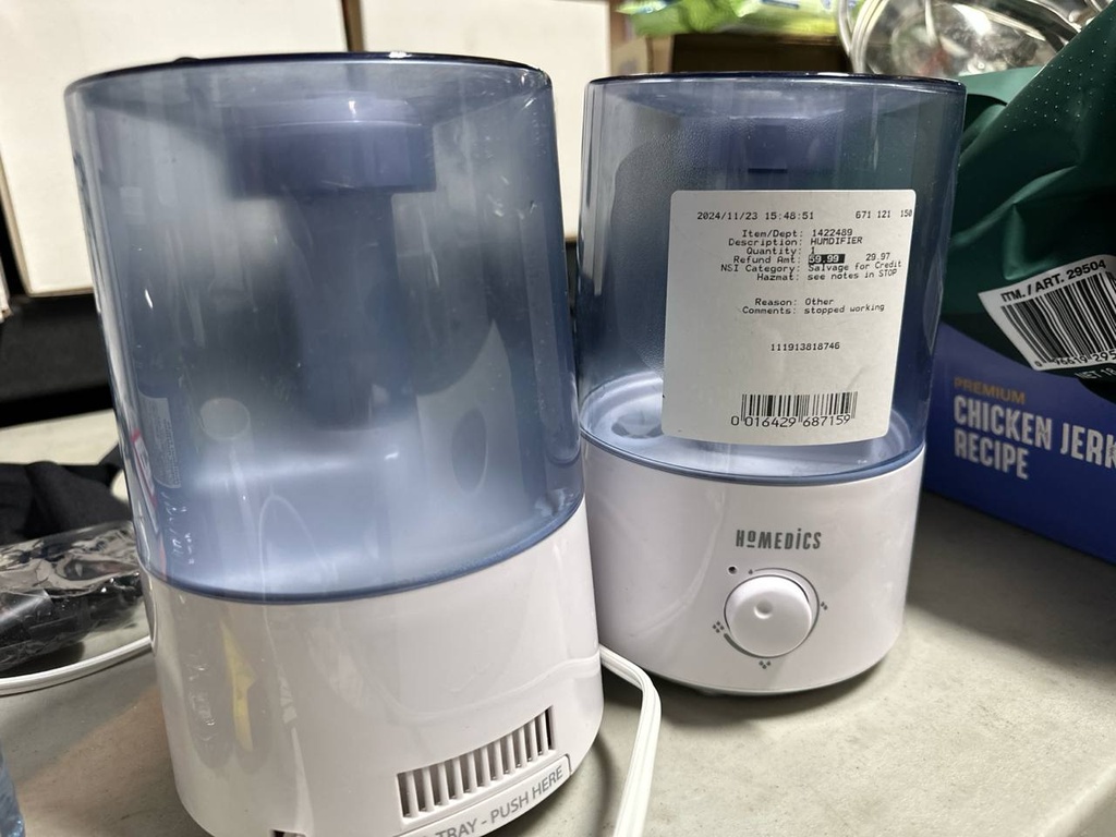 Homedics Humidifier 2pack
