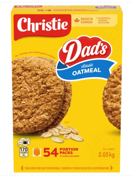 Dad's Classic Oatmeal Cookies, 54 × 38 g