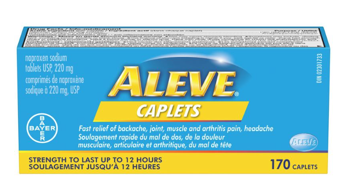 ALEVE Pain Relief 170 caplets 