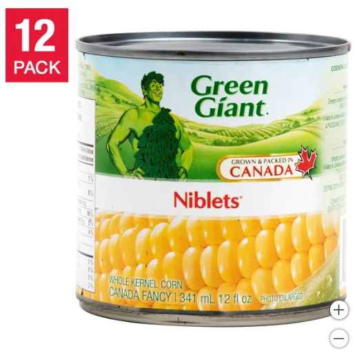 Green Giant Corn Niblets, 341 mL