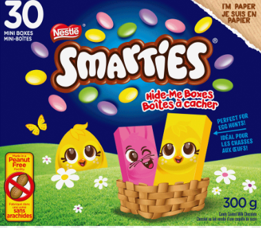 NESTLÉ SMARTIES Milk Chocolate, Pack of 30