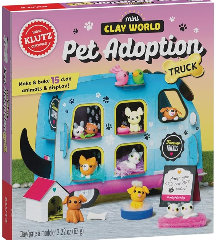 Mini Clay World Pet Adoption Truck