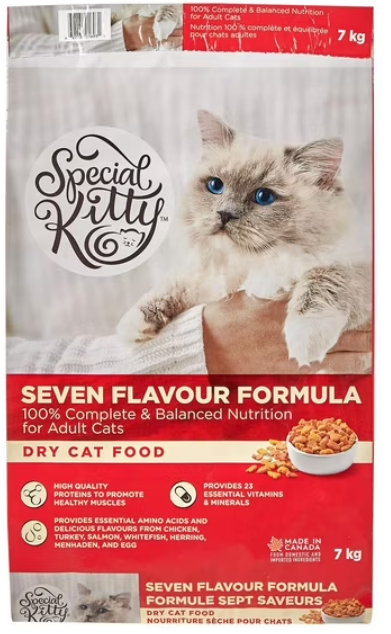 Special Kitty Seven Flavour Dry Cat Food 7KG