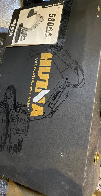 huina 580 excavator metal