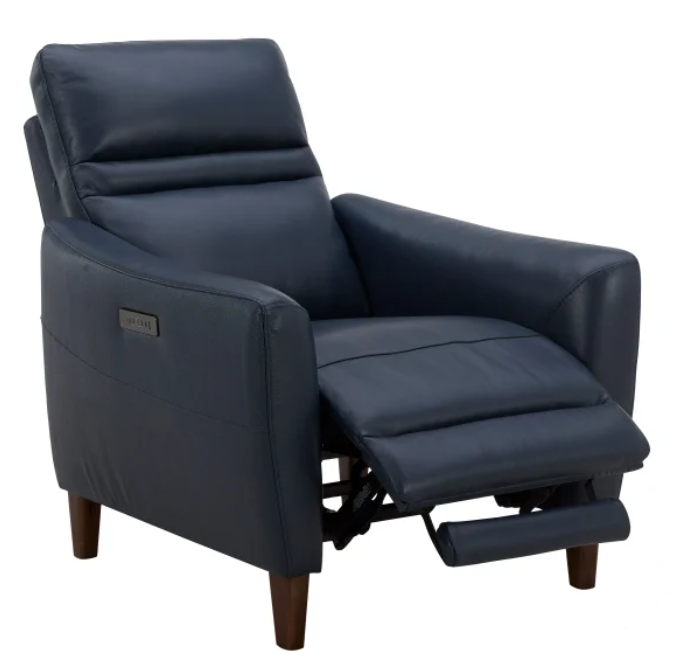 Aiden & Ivy Top-grain Leather Power Recliner 