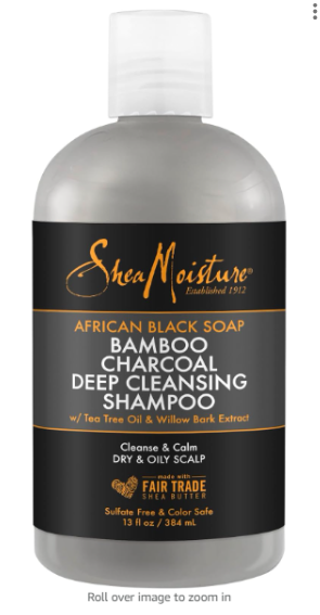 Shea Moisture African Black Soap Deep Cleansing Shampoo, 384 ml