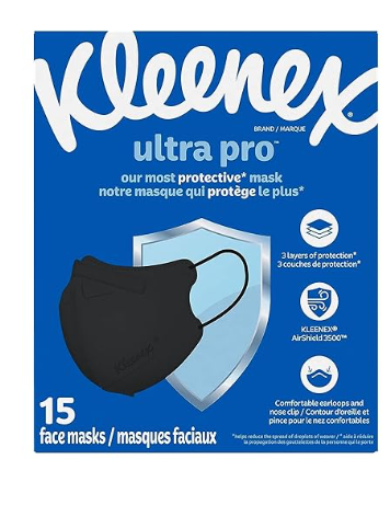 Kleenex ultra pro 15 face masks