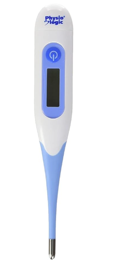 Physio Logic Digiflex 10 Digital Thermometer with Ten Second Results, Clinically Proven Accuracy in Less Than Ten Seconds, Fahrenheit or Celsius, Flexible Tip for Added Comfort and Safety