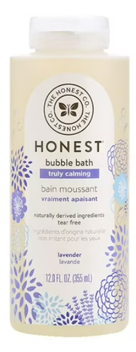 The Honest Bubble Bath | Gentle for Baby  Hypoallergenic Lavender Calm, 12 fl oz