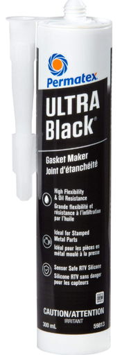 Permatex 59813 Ultra Black Gasket Maker 598C, 300mL