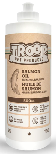 Troop Pet Products, Salmon Oil, Fully Natural (500ml)