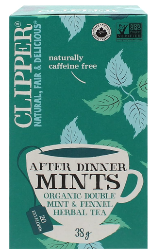 Clipper Tea Organic After Dinner Mints 