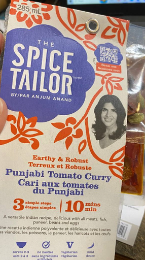 The spice tailor punjabi tomato curry