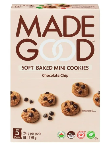 MadeGood Chocolate Chip Soft Baked Mini Cookies 5pk