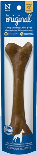 N-Bone The Original Bagged Bone Treat Large, BBQ 