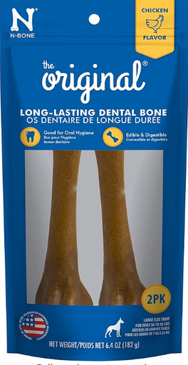 N-Bone The Original Bagged Bone, Chicken Flavor, 2pc