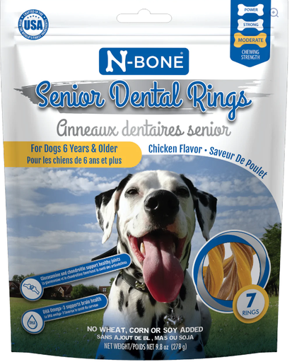 N-Bone® Senior Dental Rings Chicken Flavor