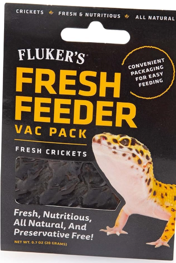 Fluker's Fresh Feeder Vac Pack Crickets 0.7 oz