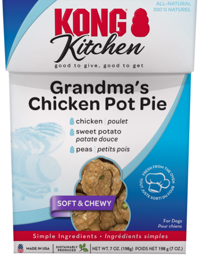 KONG Kitchen Soft & Chewy Grandma's Chicken Pot Pie