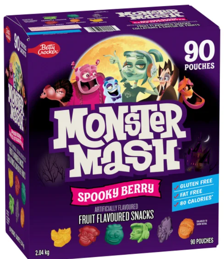 Monster Mash, Fruit-Flavoured Snacks, 90 × 23 g
