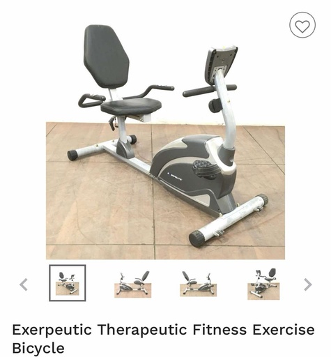 Exerpeutic Therapeutic Fitness Exercise Bicycle