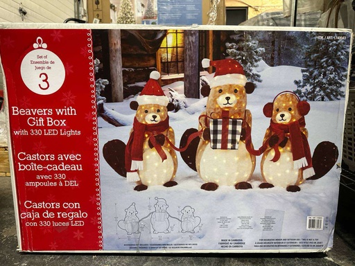 Beavers with Gift Box Set of 3