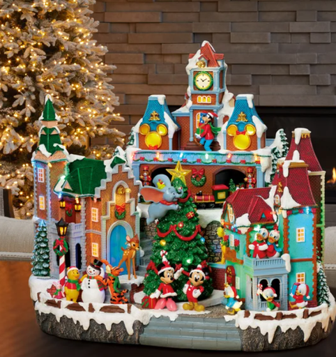 Disney Animated Holiday Village with Lights and Music