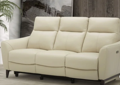Crosslin Leather Power Reclining Sofa with Power Headrests