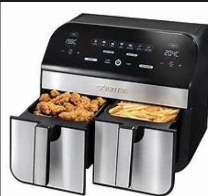 gourmia dual basket air fryer