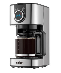 Salton 10 cup Digital Coffee Maker Stainless Steel