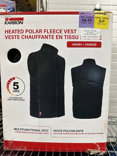 Karbon Heated Polar Fleece Vest