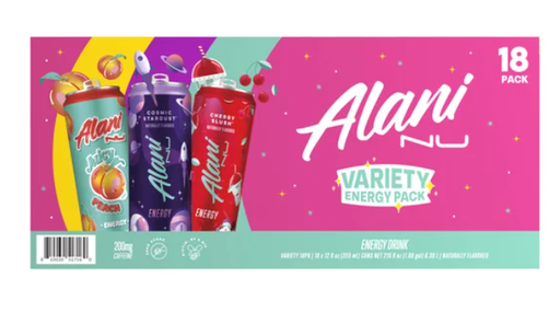 Alani Nu Energy Drink, Variety Pack, 12 fl oz, 18-count