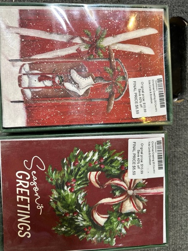 Christmas Greeting 20 Country Side Cards & Envelope
