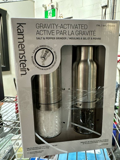 Kamenstein Gravity - Activated Salt & Pepper Grinder