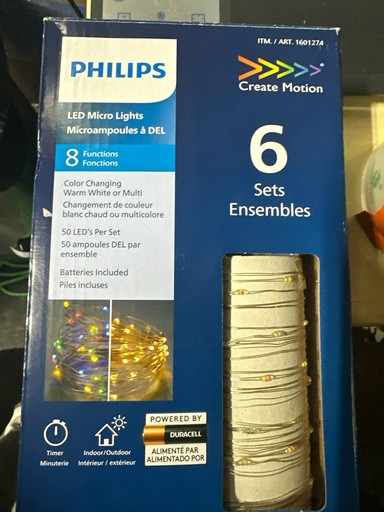 Philips LED Mirco Lights 6 sets