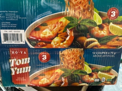 Ho Ya Tom Yum Instant Noodles 12 pack