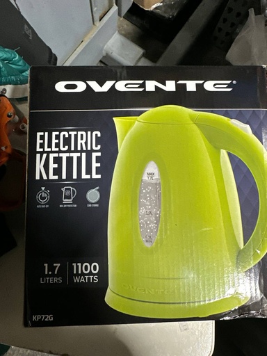 OVENTE Electric Kettle, Hot Water, Heater 1.7 Liter - BPA Free Fast Boiling Cordless Water Warmer - Auto Shut Off Instant Water Boiler for Coffee & Tea Pot - Green KP72G