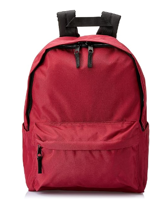 Amazon Basics Classic School Backpack - Red