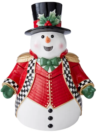 Spode Christmas Tree Collection - Snowman Cookie Jar
