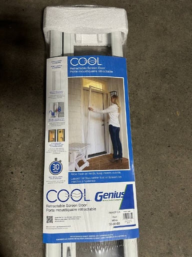 Cool Retractable Screen Door for Single Door Opening