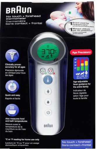 Braun No Touch + Forehead Thermometer